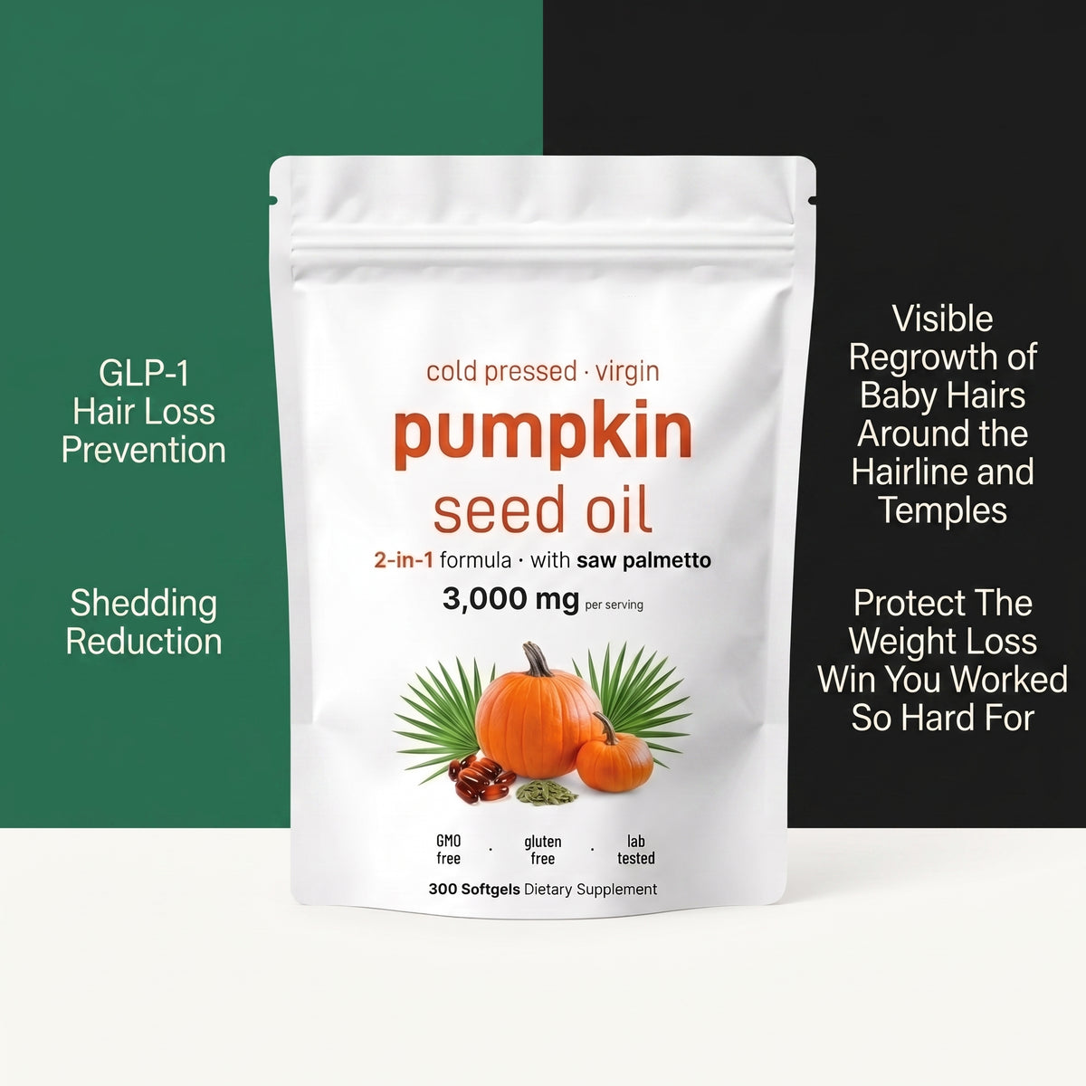 Halo™ Pumpkin Seed Oil Supplement