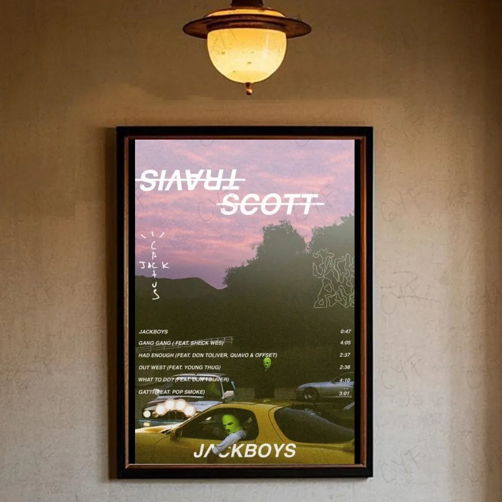 Travis Scott Premium Posters (2nd Release) Limited!