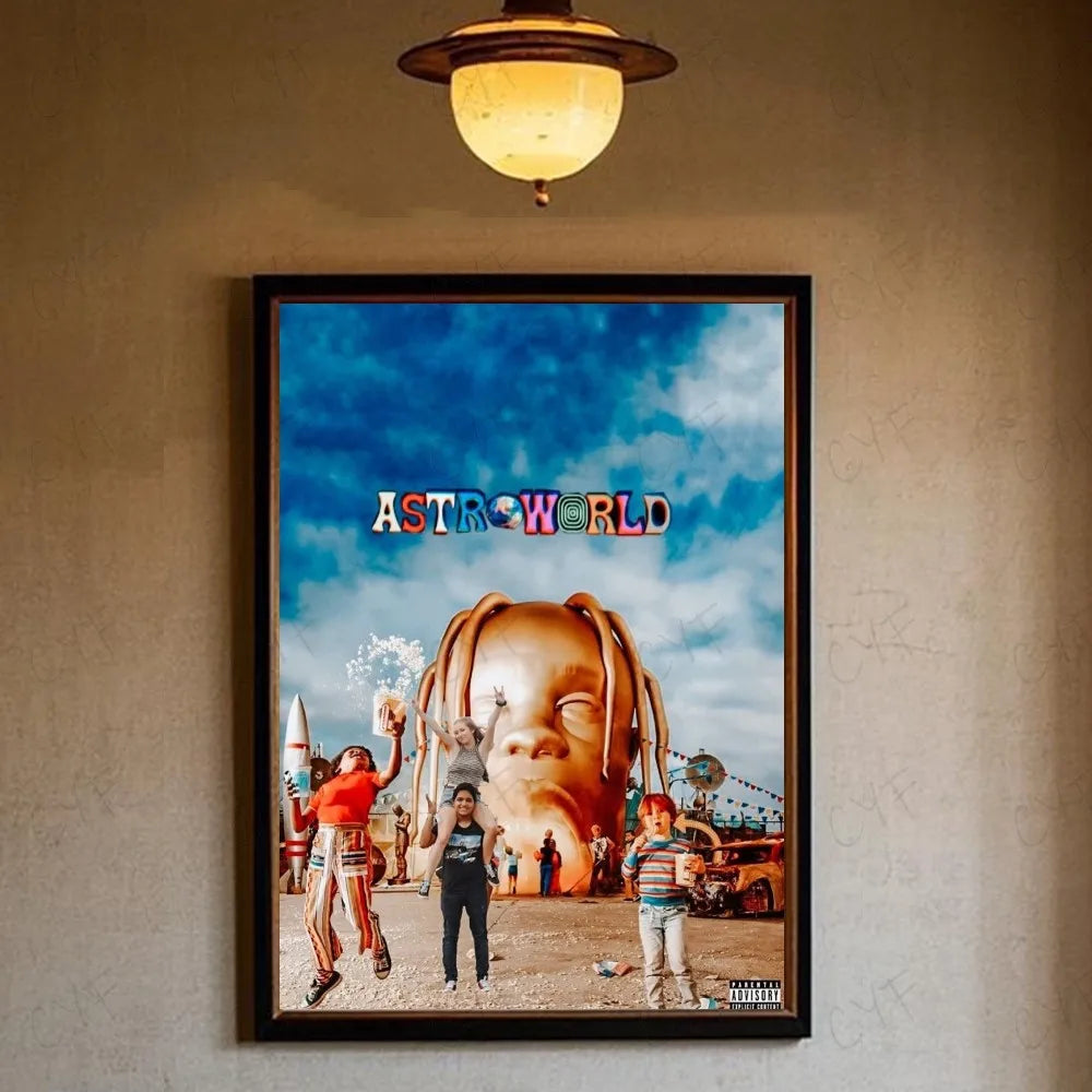Travis Scott Premium Posters (2nd Release) Limited!