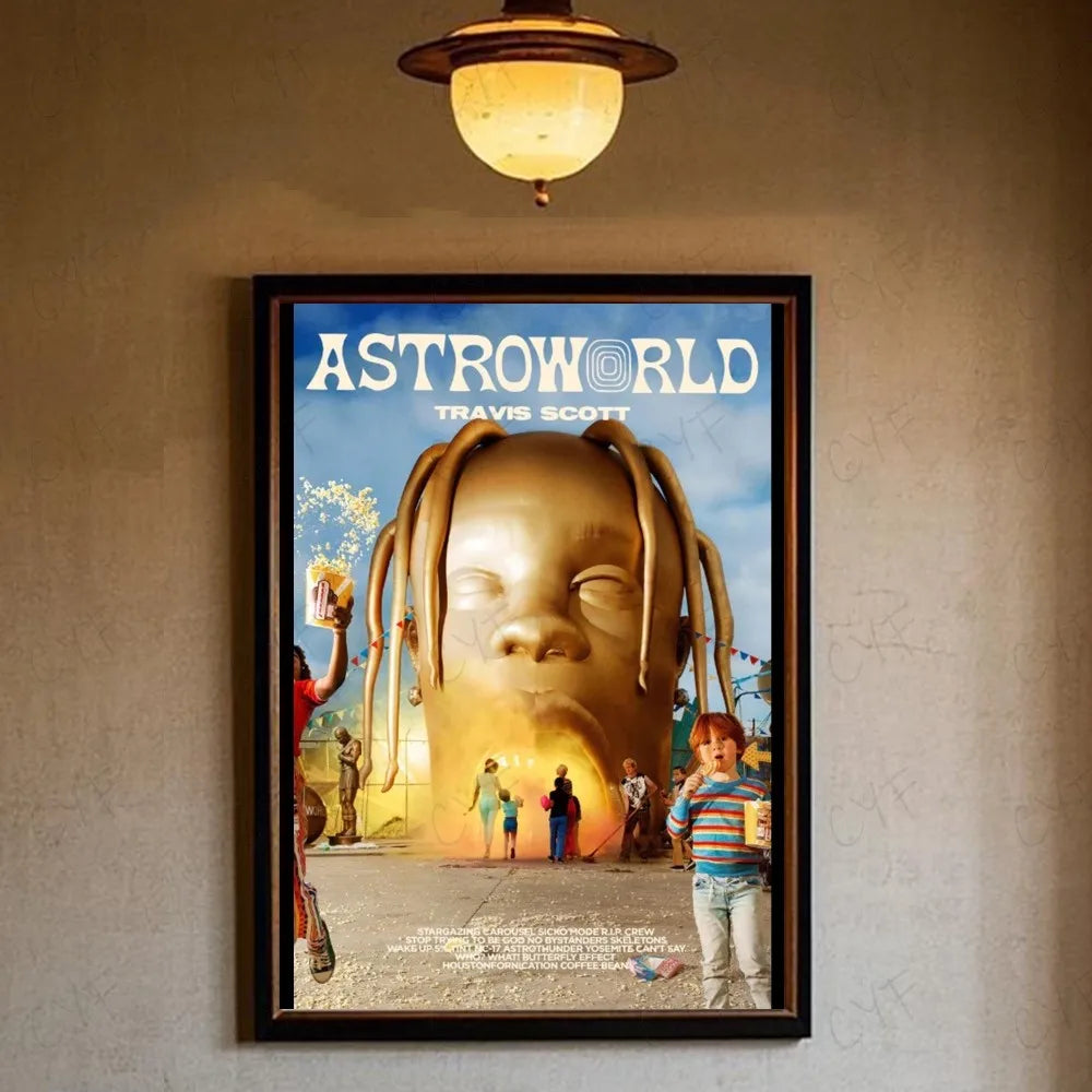 Travis Scott Premium Posters (2nd Release) Limited!