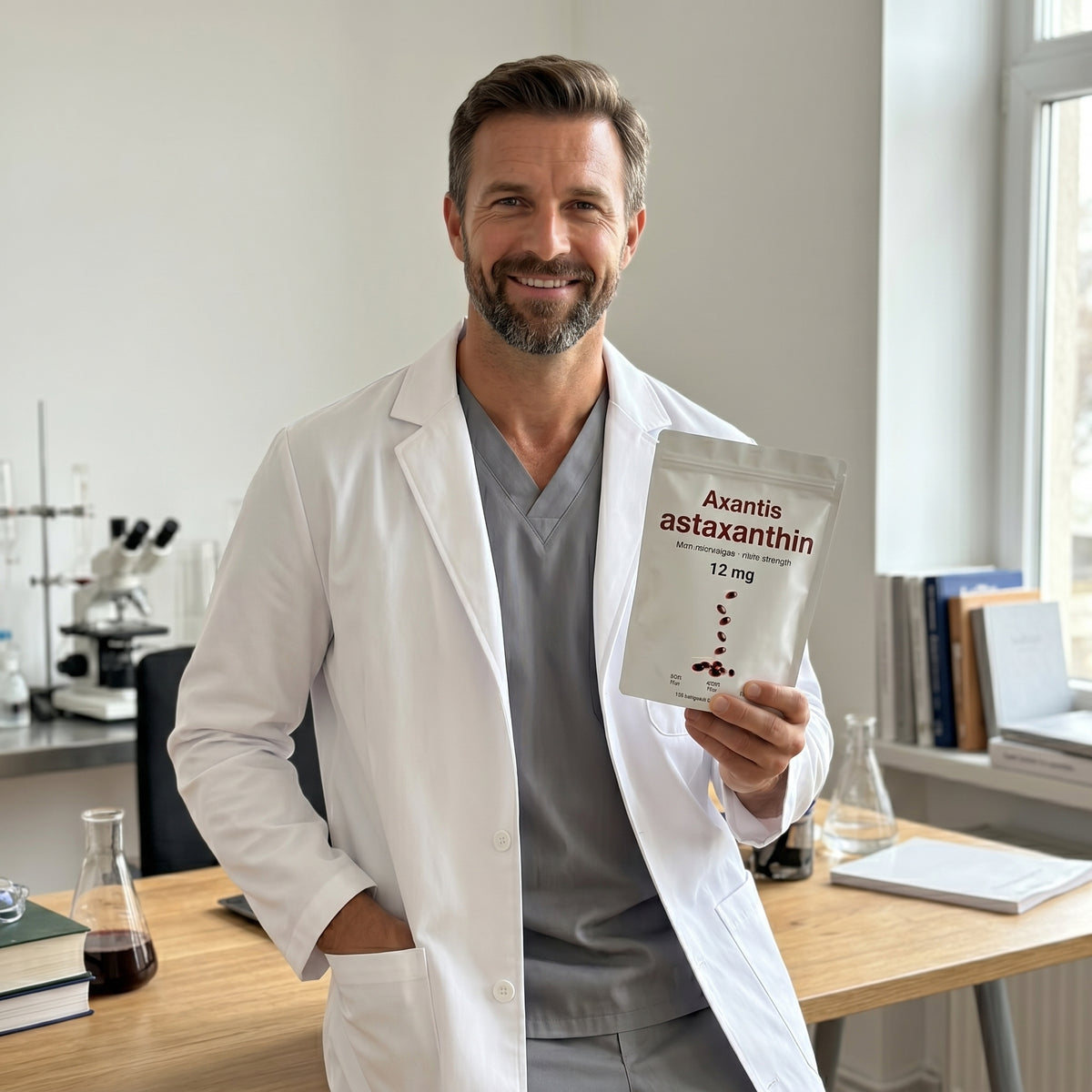 Axantis - 12Mg Astaxanthin Capsules