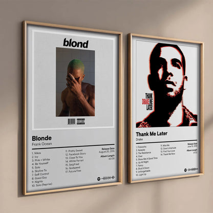 Drake Pop Rap Music Album Cover Poster Aesthetic Rapper Hip Hop Rock Nothing Was the Same Her Loss Canvas Painting Wall Decor