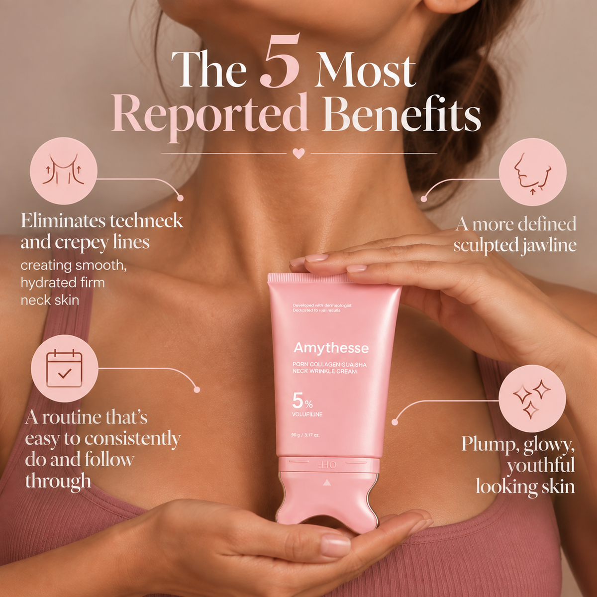 Amythesse PDRN Collagen Gua Sha