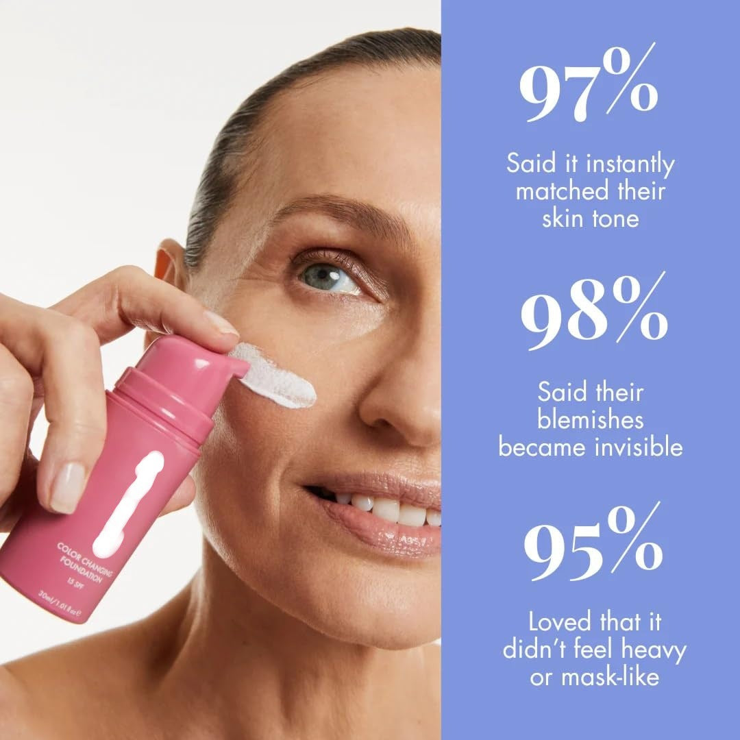 Cross-Border Hit Product Smooche Color Changing Foundation 30ml