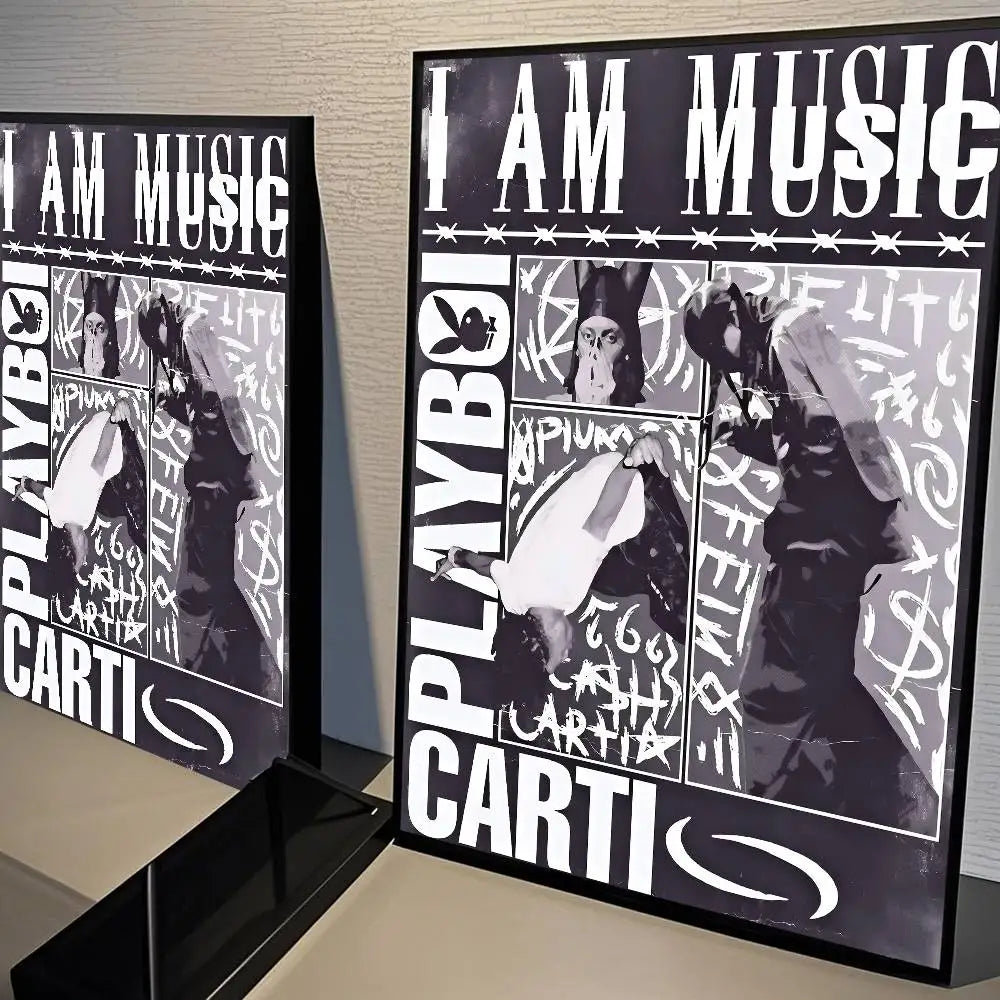 Playboi Carti IAMMUSIC Premium Canvas Posters