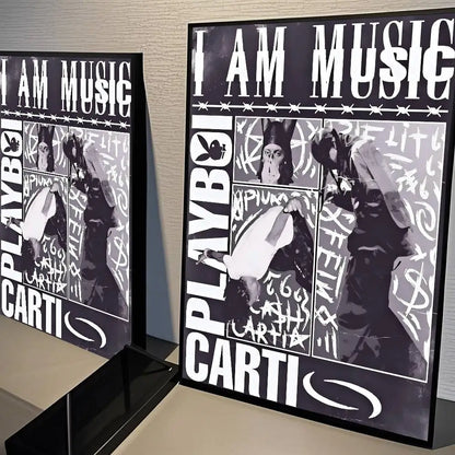 Playboi Carti IAMMUSIC Premium Canvas Posters