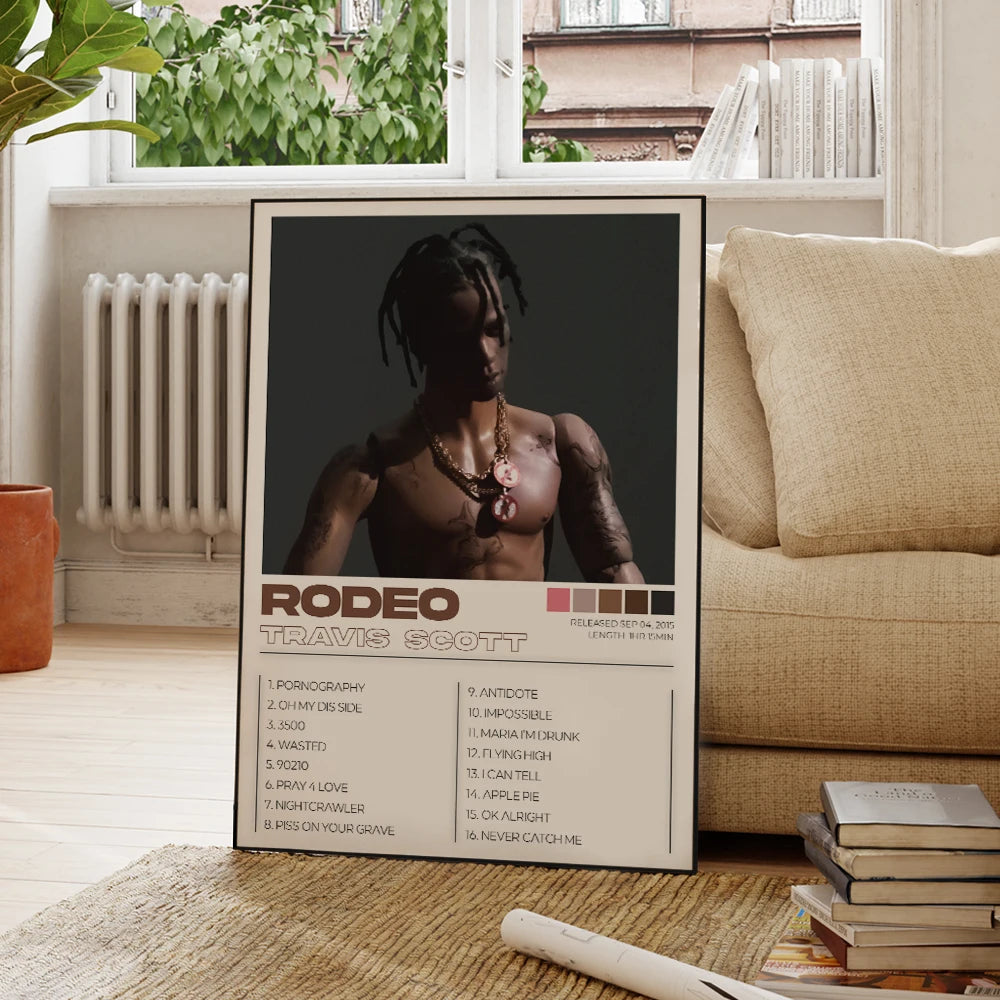 TRAVIS SCOTT Limited Edition framed posters