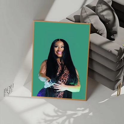 Nicki Minaj PREMIUM Canvas Pink Friday theme Poster