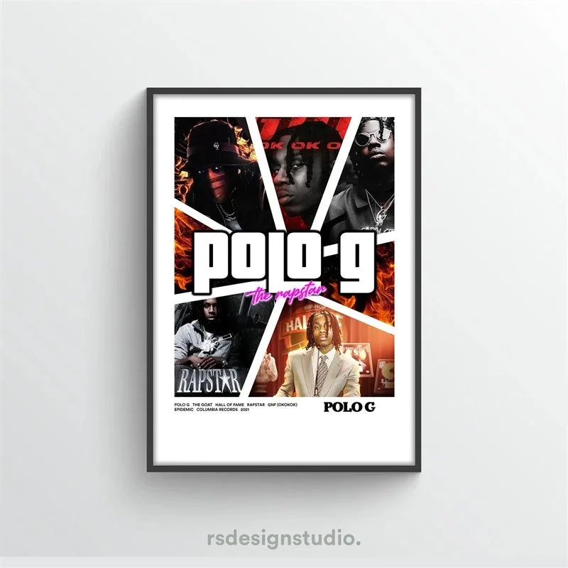 Polo G Premium Posters (Canvas)