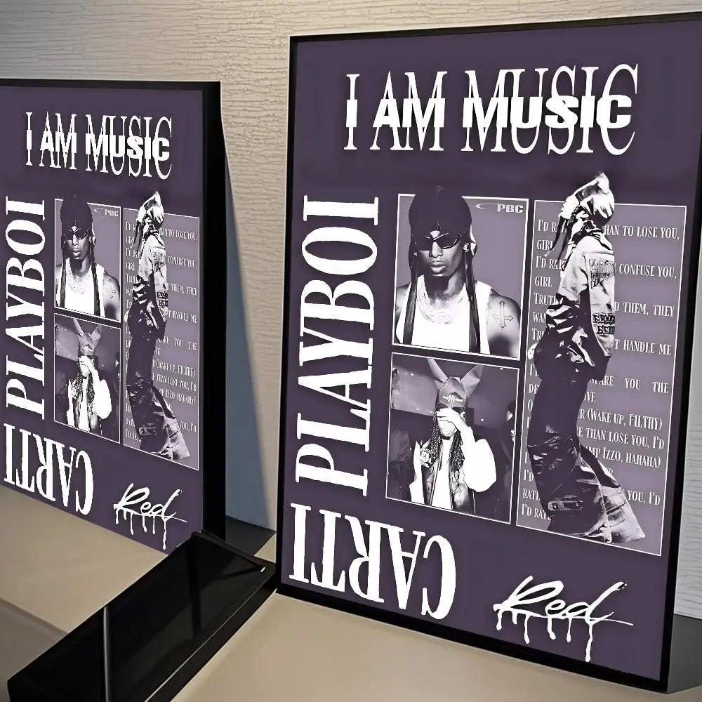 Playboi Carti IAMMUSIC Premium Canvas Posters