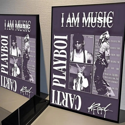 Playboi Carti IAMMUSIC Premium Canvas Posters