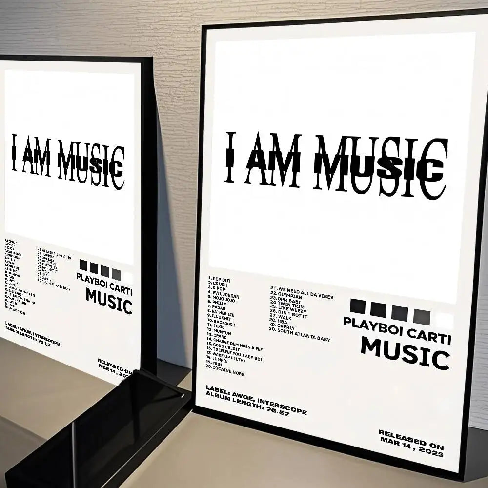 Playboi Carti IAMMUSIC Premium Canvas Posters