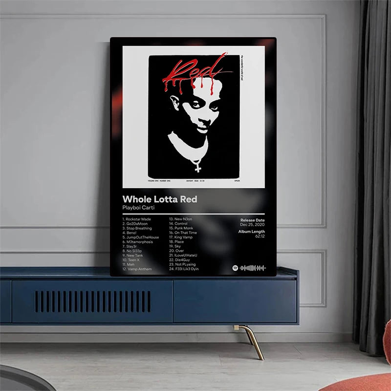 Playboi Carti Premium Canvas Posters (2nd Set)
