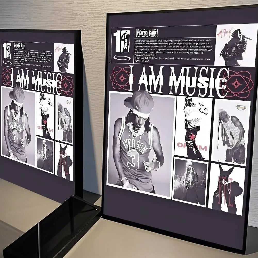 Playboi Carti IAMMUSIC Premium Canvas Posters