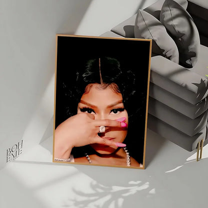 Nicki Minaj PREMIUM Canvas Pink Friday theme Poster