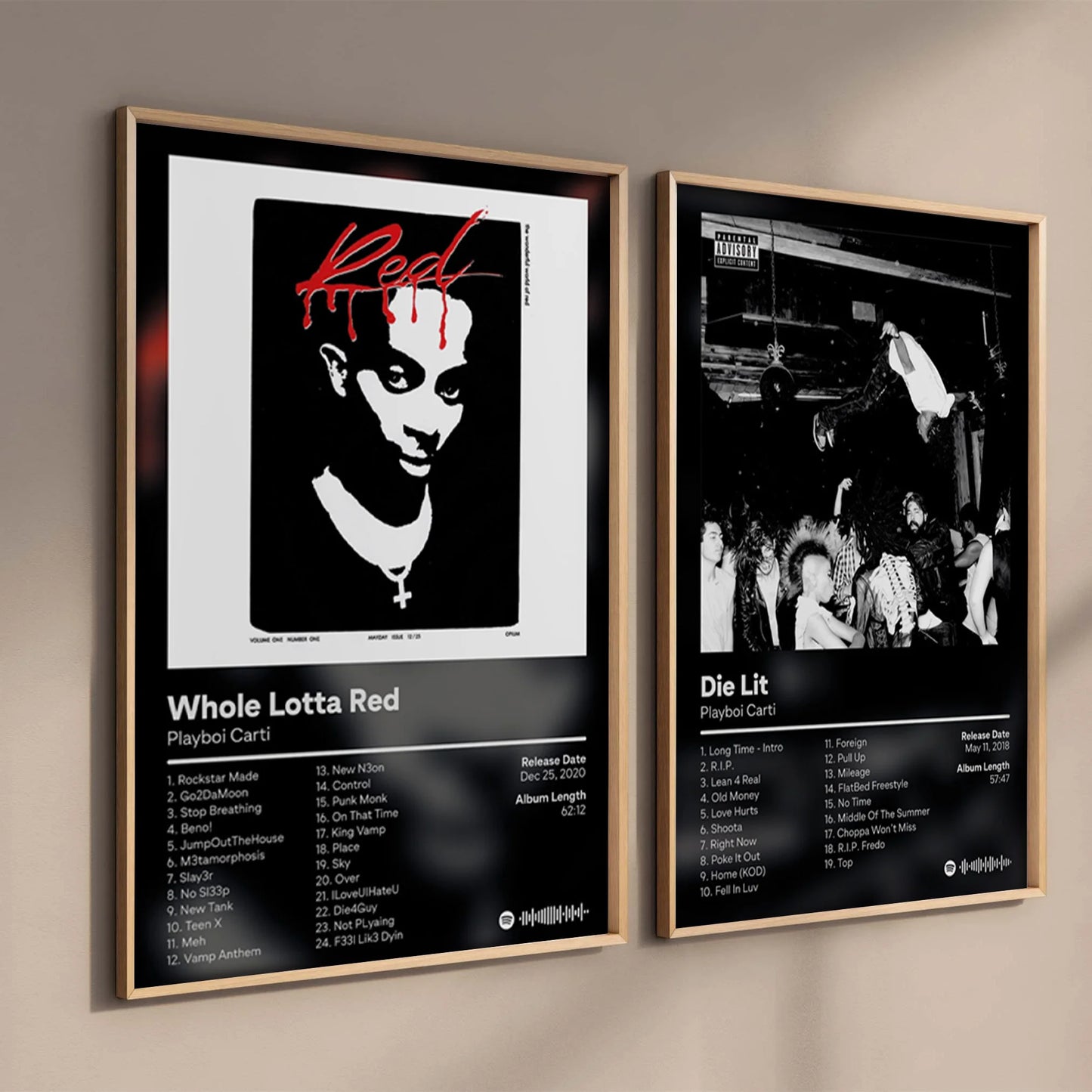 Playboi Carti Premium Canvas Posters (2nd Set)