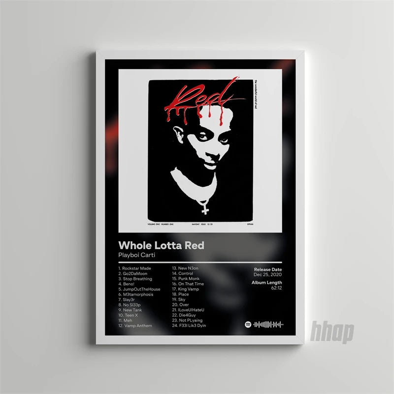 Playboi Carti Premium Canvas Posters (2nd Set)