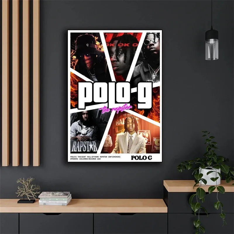 Polo G Premium Posters (Canvas)
