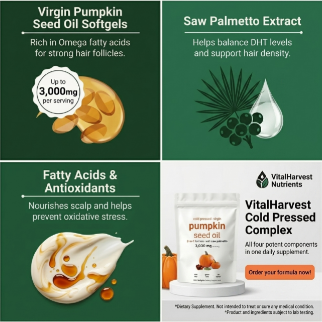 Halo™ Pumpkin Seed Oil Supplement