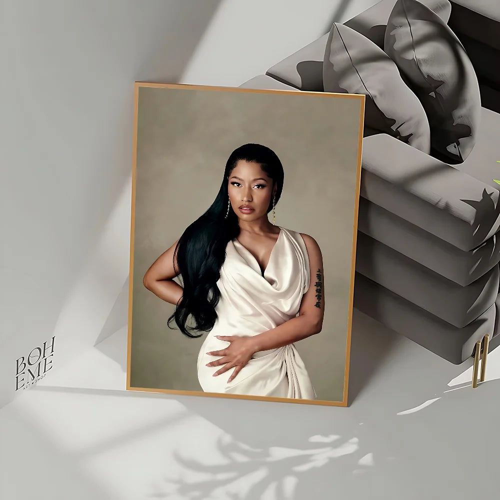 Nicki Minaj PREMIUM Canvas Pink Friday theme Poster