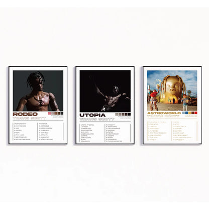 TRAVIS SCOTT Limited Edition framed posters