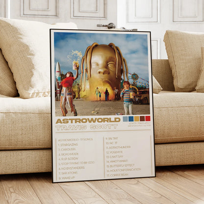 TRAVIS SCOTT Limited Edition framed posters