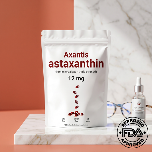 Axantis - 12Mg Astaxanthin Capsules
