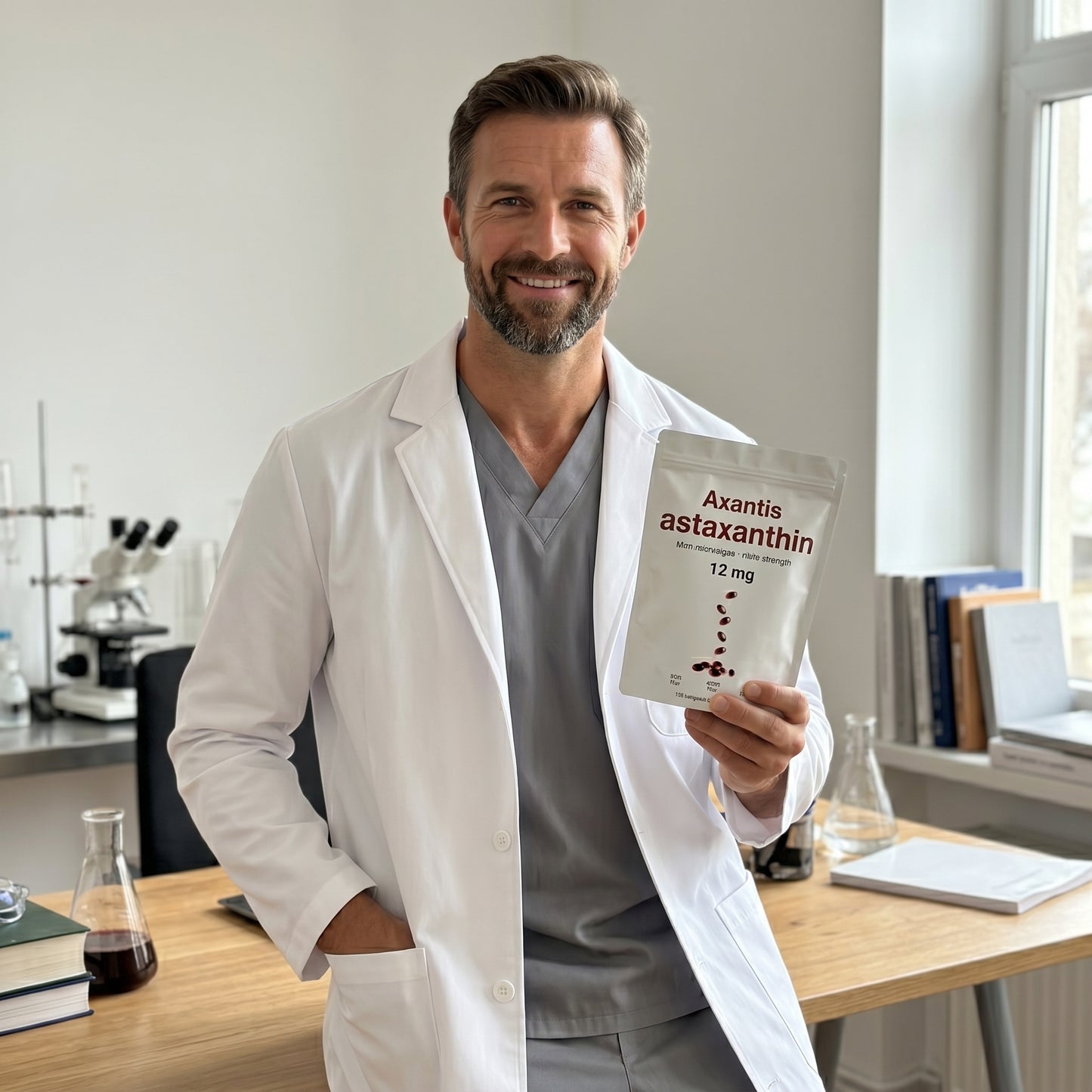Axantis - 12Mg Astaxanthin Capsules
